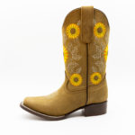 409 Potrillo Girasole Sunflower occre ochre Womans Dama Boot 002