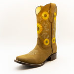 409 Potrillo Girasole Sunflower occre ochre Womans Dama Boot 002