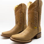 610 Potrillo Wing Alas Cafe Womans Dama Boot 001